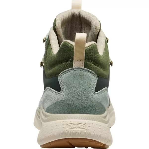  Dámské turistické boty KEEN LEIKI LEATHER MID WP ICEBERG GREEN/BRONZE GREEN 
