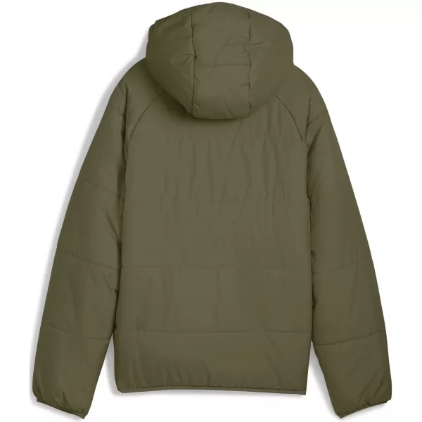  Dětské bunda PUMA REVERSIBLE PUFFER JACKET 68840781 LODEN GREEN 