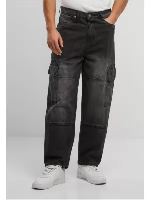 Pánské džíny URBAN CLASSICS TB6747 BLACK WASHED