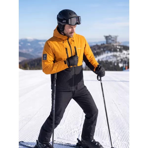  Pánská zimní bunda ALTISPORT GALLANT HOŘČICOVÁ 