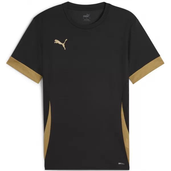  Pánský dres PUMA TEAMGOAL MATCHDAY  JERSEY 705747_28 PUMA BLACK/GOLD/MATTE GOLD 