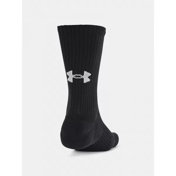  Ponožky UNDER ARMOUR UNISEX UA TC 3PK CREW 1386311-001 ČERNÁ 