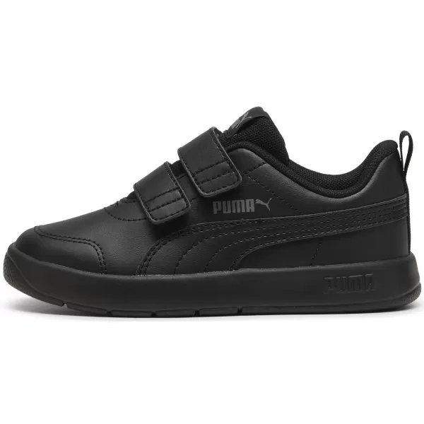  Dětské boty PUMA COURTFLEX V3 V PS 39764201 PUMA BLACK/BLACK/CAST IRON 