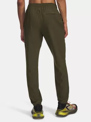 Pánské tepláky UNDER ARMOUR UA VIBE WOVEN JOGGER 1386557-308 ZELENÁ