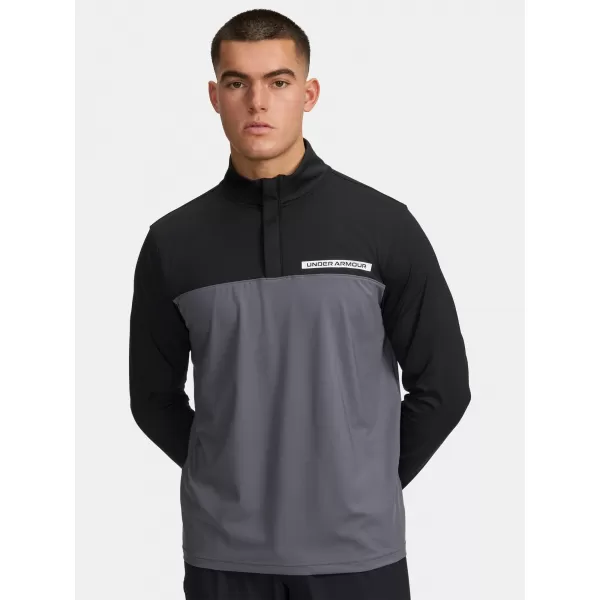  Pánská mikina UNDER ARMOUR UA T2G 1/4 ZIP 1389878-002 ČERNÁ 