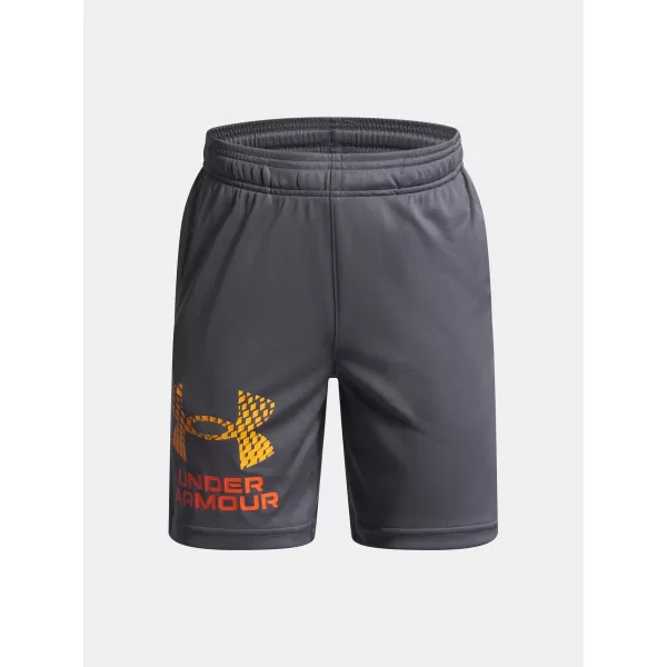  Chlapecké kraťasy UNDER ARMOUR UA TECH LOGO SHORTS 1383333-026 ŠEDÁ 