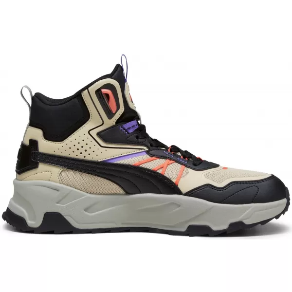  Boty PUMA TRINITY MID HYBRID 39232703 GRANOLA/BLACK/FIERY CORAL 