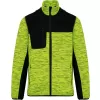 Unisex mikina Kariban WK | WK 9108 FLUORESCENT YELLOW MELANGE/BLACK