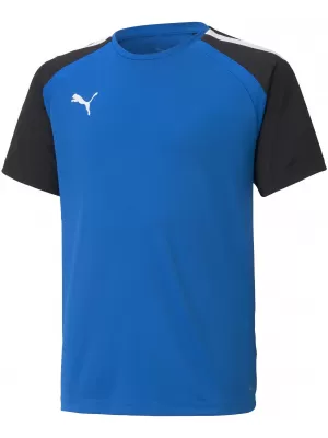 Dětský dres PUMA TEAMPACER JERSEY JR 70492602 ELECTRIC BLUE /BLACK/ WHITE