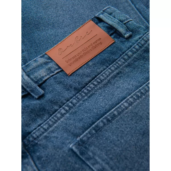  Pánské kalhoty OMBRE OM-PADP-0250 BLUE 