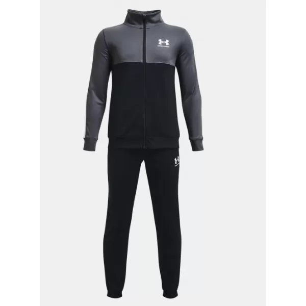  Chlapecká souprava UNDER ARMOUR UA RIVAL CB KNIT TRACK SUIT 1373978-044 ŠEDÁ 