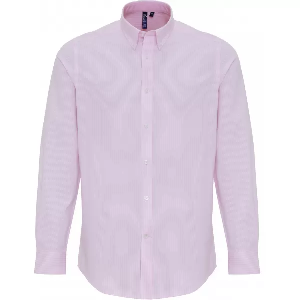  Pánská košile Premier | PR 238 WHITE/PINK 