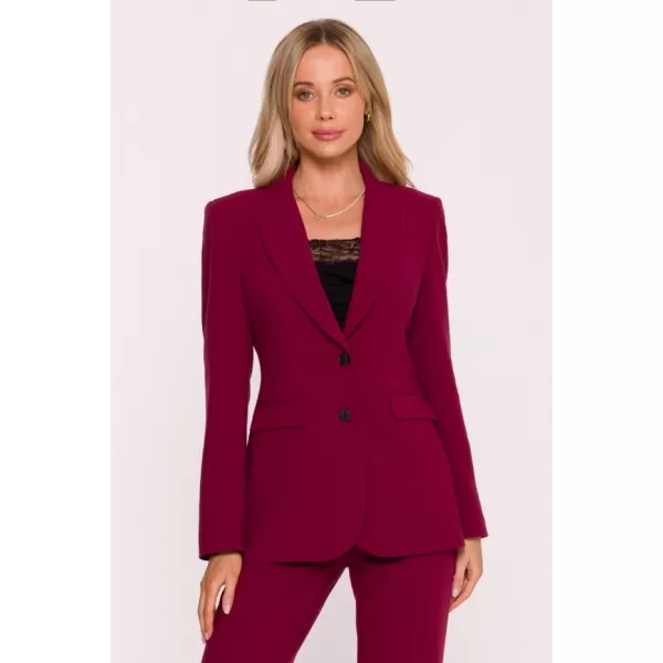  Dámské sako STYLOVE S417 MAROON 