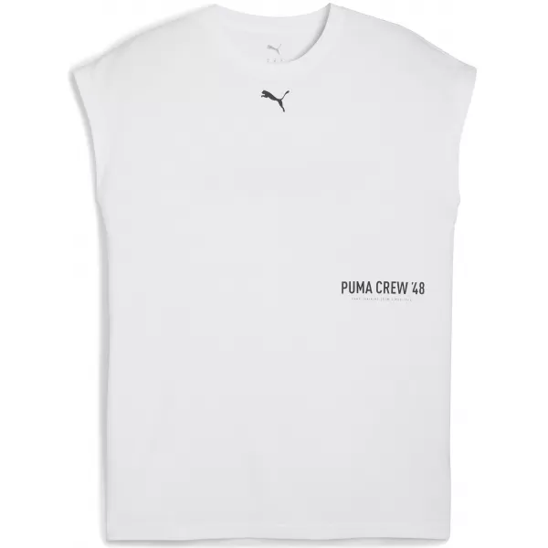  Pánské triko PUMA M GRAPHIC CUTOFF TANK 52762002 PUMA WHITE 