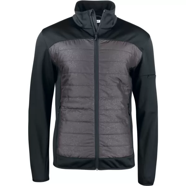  Pánská reflexní hybridní bunda CLIQUE | CUSTER JACKET MEN BLACK/REFLECTIVE 