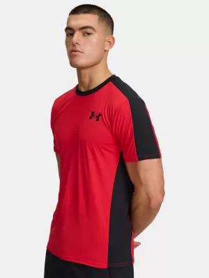 Pánské triko UNDER ARMOUR UA HG WORDMARK SS 6007758-600 ČERVENÁ