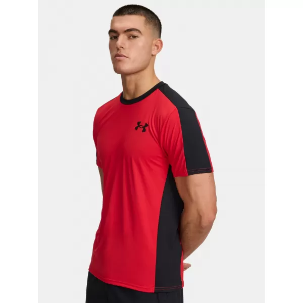  Pánské triko UNDER ARMOUR UA HG WORDMARK SS 6007758-600 ČERVENÁ 