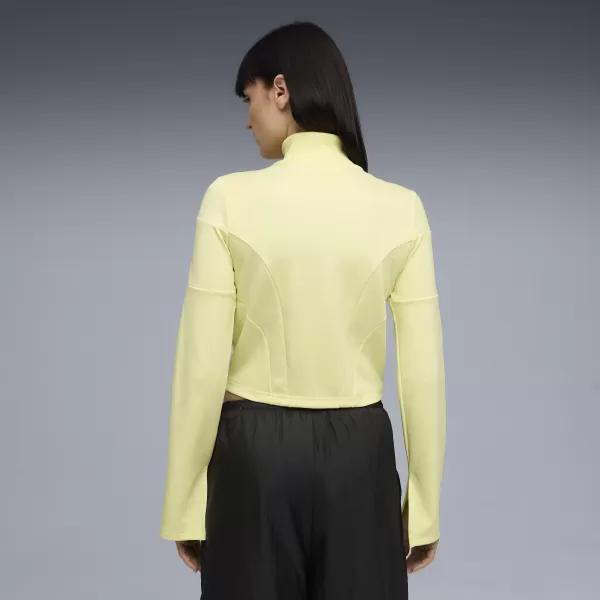  Dámské bunda PUMA DARE TO SLIM CROPPED TRACK JACKET 63214635 GOLD MOON 