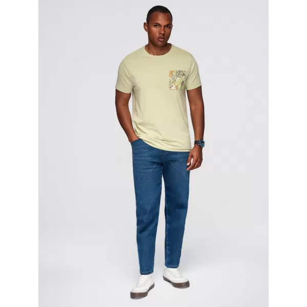  Pánské triko OMBRE OM-TSPT-0227 LIGHT GREY 