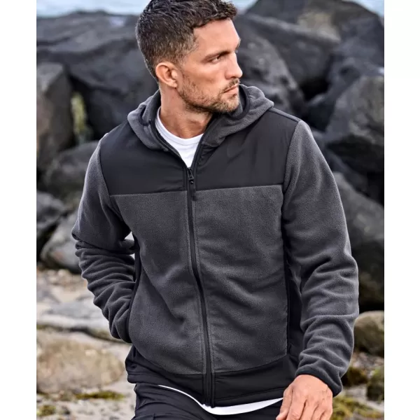  Pánská bunda Tee Jays | TJ 9124 ASPHALT/BLACK 