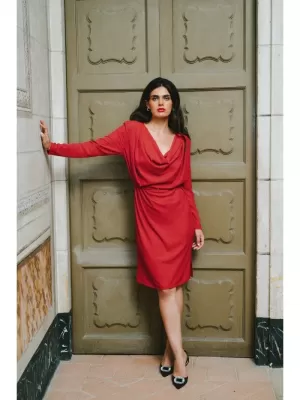 Dámské šaty STYLOVE S428 RED