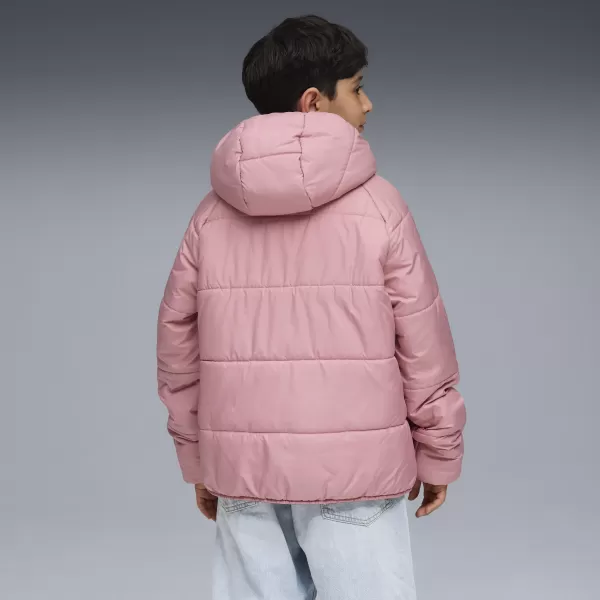  Dětské bunda PUMA REVERSIBLE PUFFER JACKET 68840765 POISED PINK 