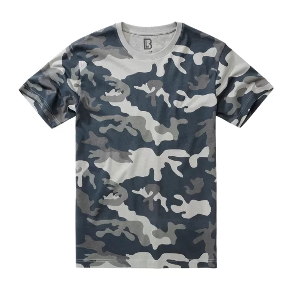  Pánské triko BRANDIT 4200 GREY CAMO 