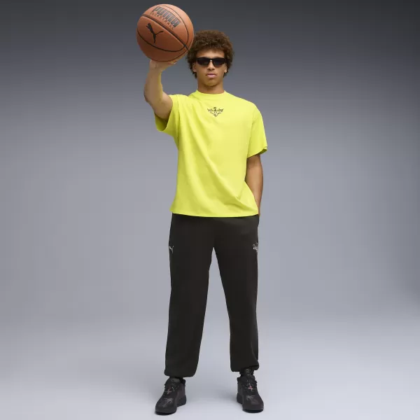  Pánské triko PUMA MELO ALWAYZ ON 1 TEE 63075504 LEMON SHERBERT 