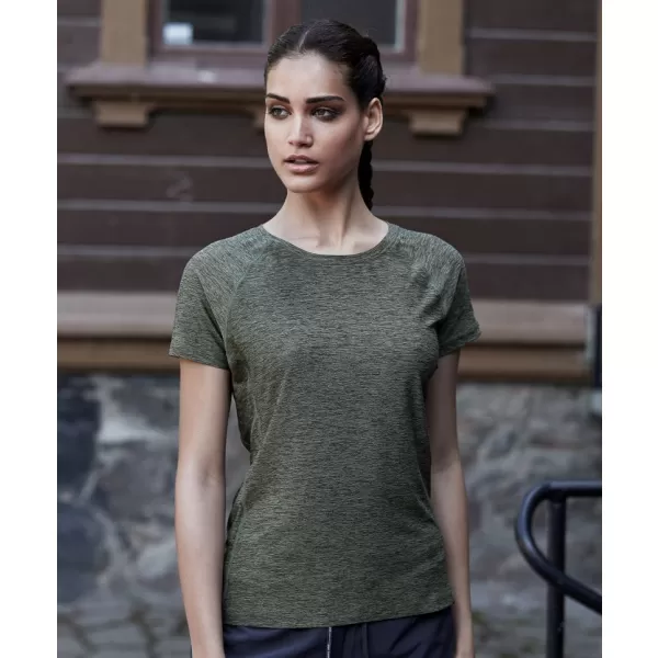  Dámské tričko Tee Jays | TJ 7021 OLIVE MELANGE 