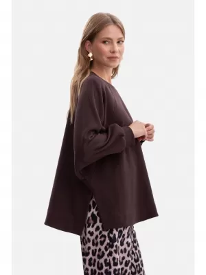 Dámská mikina BEWEAR B306 DARK CHOCOLATE
