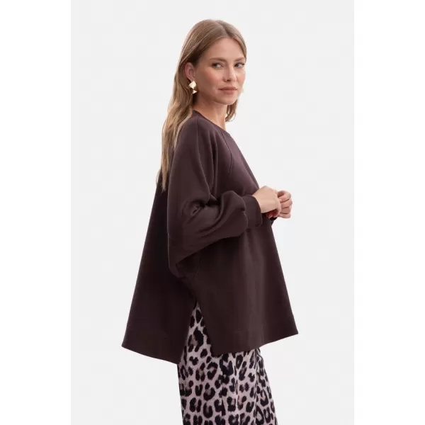  Dámská mikina BEWEAR B306 DARK CHOCOLATE 