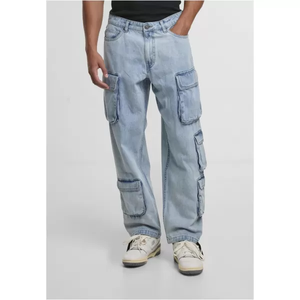  Pánské kalhoty URBAN CLASSICS TB7322 NEW LIGHT BLUE WASHED 