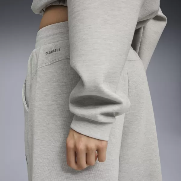  Dámské tepláky PUMA W CLOUDSPUN JOGGER 52750304 LIGHT GRAY HEATHER 