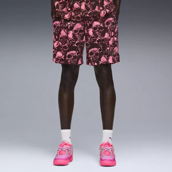  Pánské kraťasy PUMA MELO WORLD TOUR AOP 7" SHORT 63242901 SUN STRUCK/AOP 