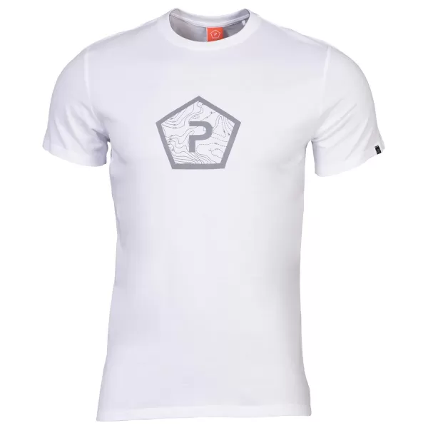  Pánské triko PENTAGON PENTAGON SHAPE K09012 WHITE 