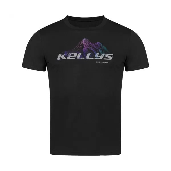  Tričko KELLYS PEAK krátký rukáv Black - S BLACK 