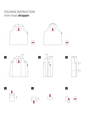 Taška REISENTHEL MINI MAXI SHOPPER BLACK