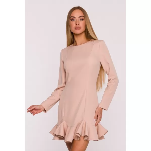  Dámské šaty MOE M880 BEIGE 