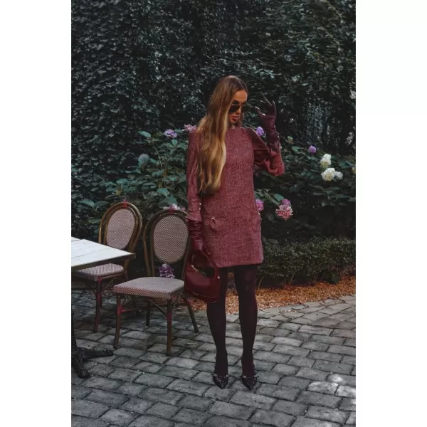  Dámské šaty MOE M870 MAROON 