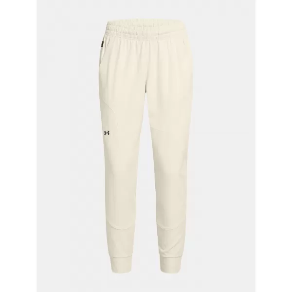  Dámské tepláky UNDER ARMOUR UA UNSTOPPABLE JOGGER 1376926-110 BÍLÁ 