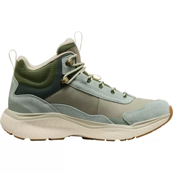  Dámské turistické boty KEEN LEIKI LEATHER MID WP ICEBERG GREEN/BRONZE GREEN 