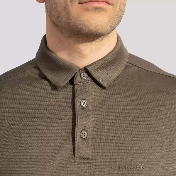  Pánské triko s límečkem PENTAGON VANQUISH POLO SHIRT K09048 WHITE 