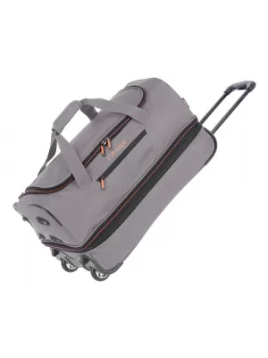 Taška TRAVELITE BASICS WHEELED DUFFLE S GREY/ORANGE