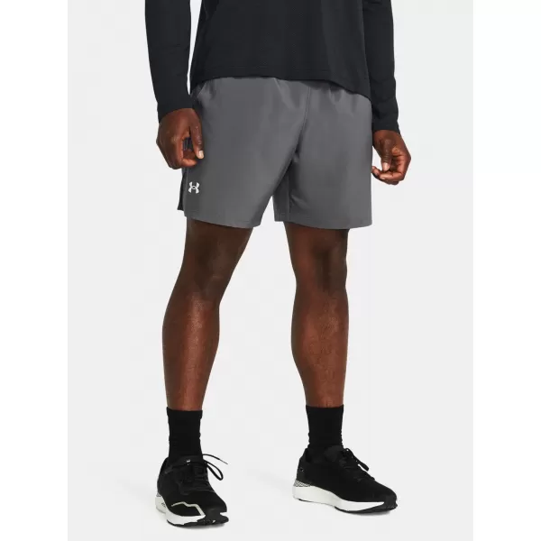  Pánské kraťasy UNDER ARMOUR UA LAUNCH 7'' SHORTS 1382620-025 ŠEDÁ 