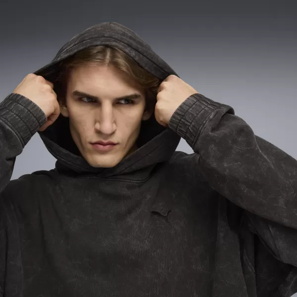  Pánská mikina PUMA FUTURE PUMA ARCHIVE BOXY WASHED HOODIE TR 63207901 PUMA BLACK 