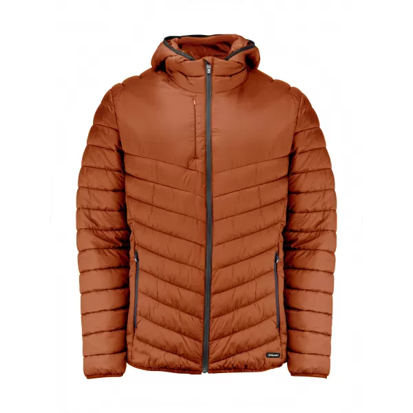  Pánská prošívaná bunda CUTTER & BUCK | MOUNT ADAMS JACKET MEN ORANGE RUST 