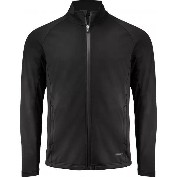  Pánská fleecová mikina CUTTER & BUCK | ADAPT FZ JACKET MEN BLACK 
