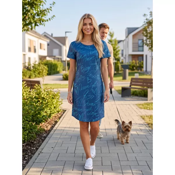  Dámské prodloužené triko/šaty premium ALTISPORT VOJ/ALW084SAT02 MODRÁ 