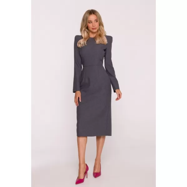  Dámské šaty STYLOVE S412 GREY 