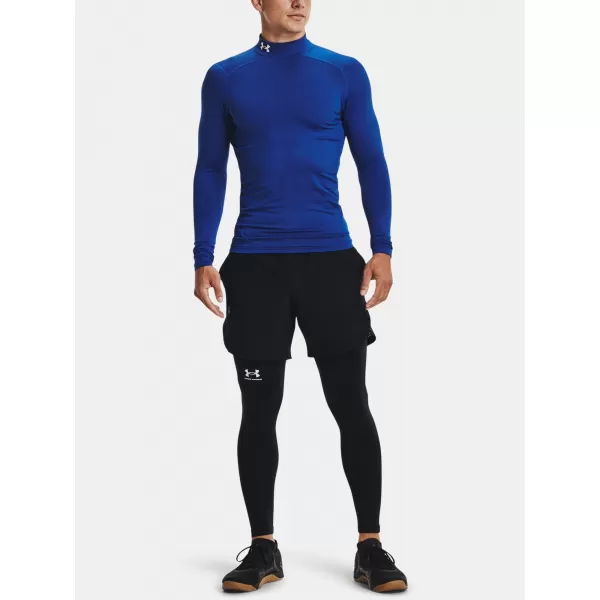  Pánské triko UNDER ARMOUR UA CG ARMOUR COMP MOCK 1366072-400 MODRÁ 
